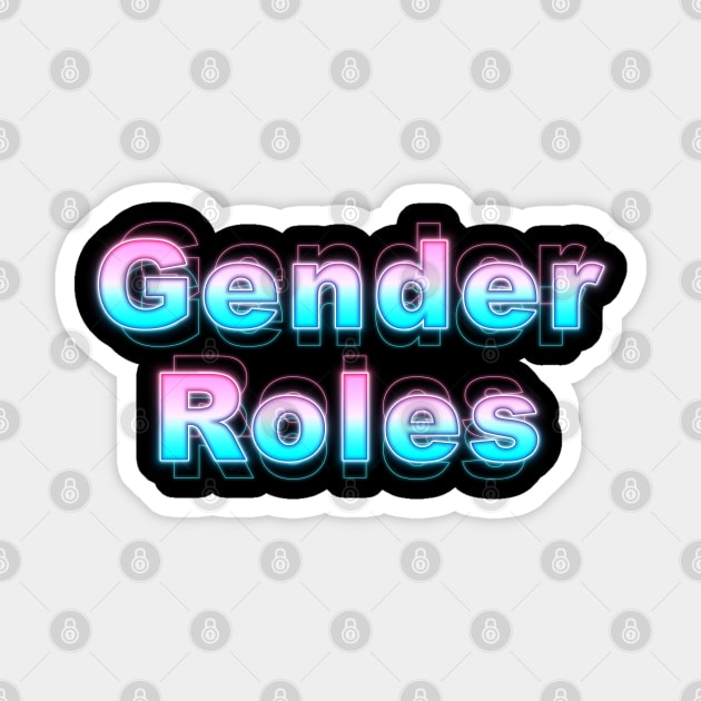 Gender Roles Sticker by Sanzida Design